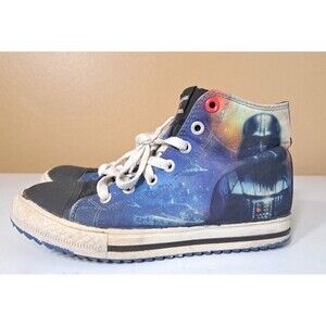 Skechers Star Wars Darth Vader High Top Shoes Boys 1.5 Come To The Dark Side